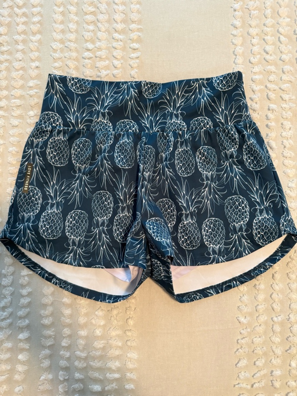 Love Fitness Apparel Pineapple Runners Short